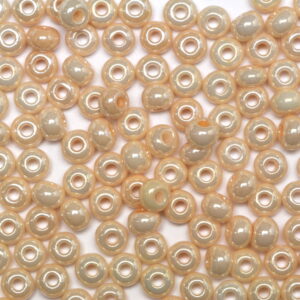 Chaquira Checa 6 Beige Oscuro Perlado