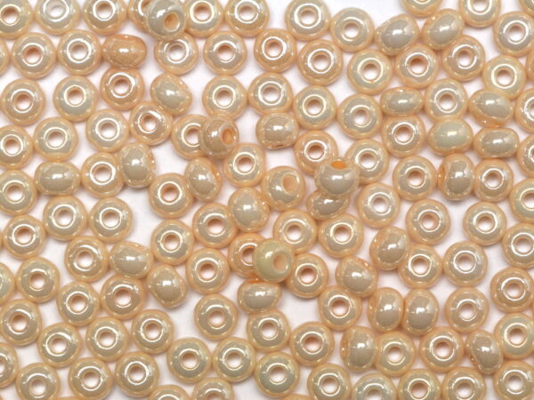 Chaquira Checa 6 Beige Oscuro Perlado