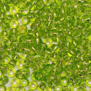 Chaquira Checa 6 Verde Limón Brillante