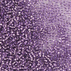Mostacilla Checa Morado Claro Brillante