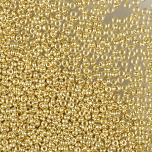 Mostacilla Checa Dorado Metalizado