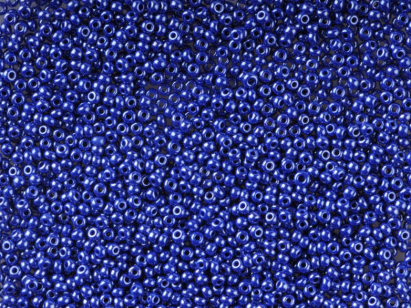 Mostacilla Checa Azul Claro Perlado