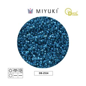 Miyuki Delica Gris Duracoat Dark Carpi Galvanizado DB2514