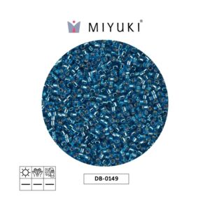 Miyuki Delica Silver Aquamarine
