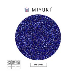 Miyuki Delica Silver Id Sapphire