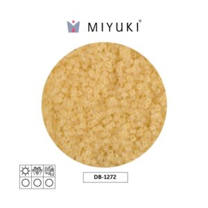 Miyuki Delica Transparente Matte Ligth Straw