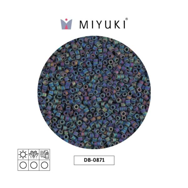 Miyuki Delica Mate Black AB