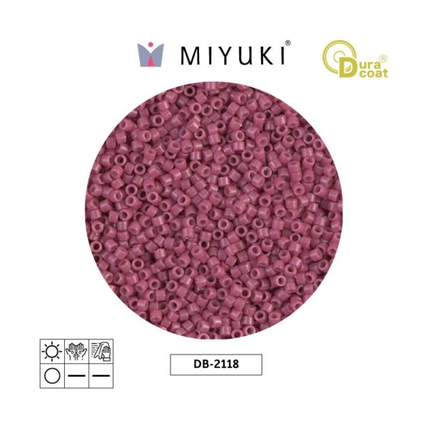 Miyuki Delica Opaco Pansy Duracoat
