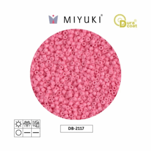 Miyuki Delica Opaque rosa Carnation DB2117