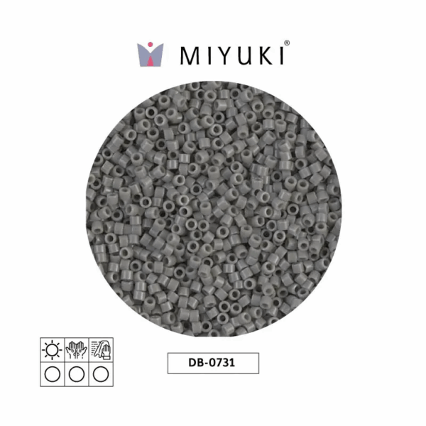 Miyuki Delica Opaque Grey