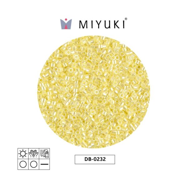 Miyuki Delica Amarillo Claro Visos