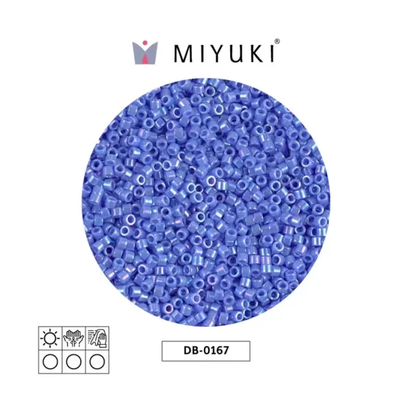 Miyuki Delica Opaque Medium Blue AB