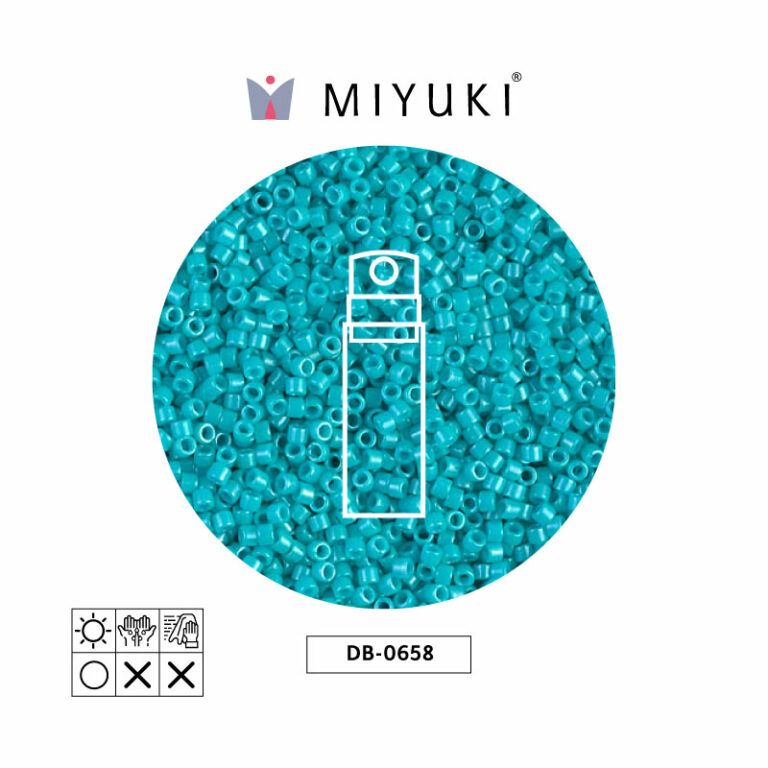 Miyuki Delica Azul Turquesa Opaco DB0658