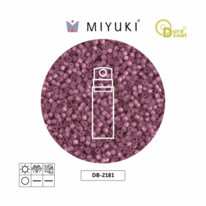 Miyuki Delica Silver Lined Rosebud Matte DB2181