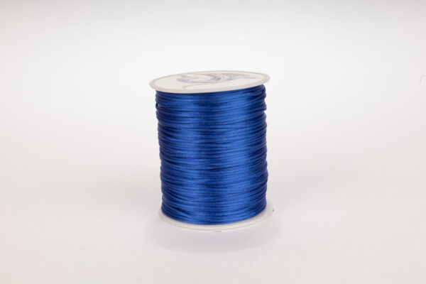 Cordon Seda Delgado 1mm Azul Rey