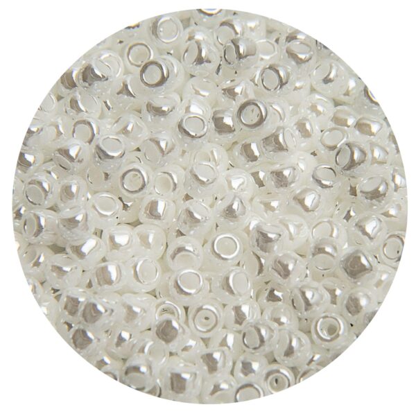 Mostacilla Japonesa Round  11/0 Brillant Vitrail Pearl