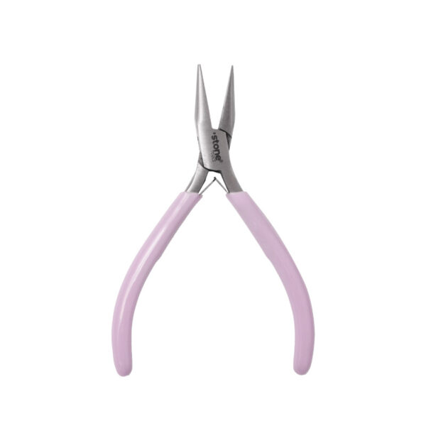 Pinza Alicate Punta Media Luna Acero Stone Profesional