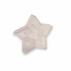 Caja Acrílica estrella transparente