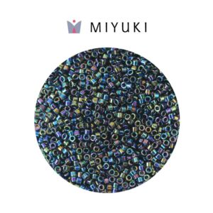 Miyuki Delica Opaco Negro AB Metalico