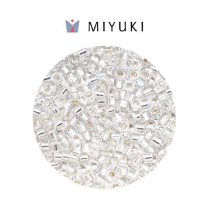 Miyuki Delica Silver  Transparente Crystal SL