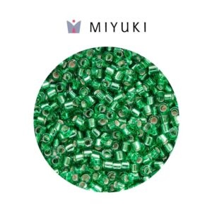 Miyuki Delica Silver Lined Green