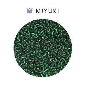 Miyuki Delica Silver Lined Green