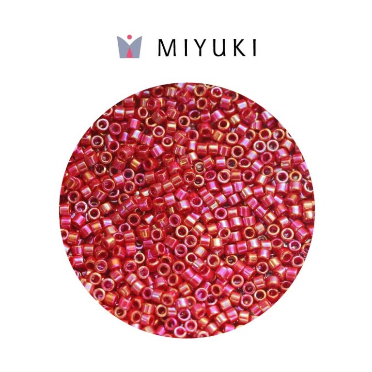 Miyuki Delica Opaque Red AB DB0162