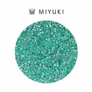Miyuki Delica Lined Green Aqua DB0238