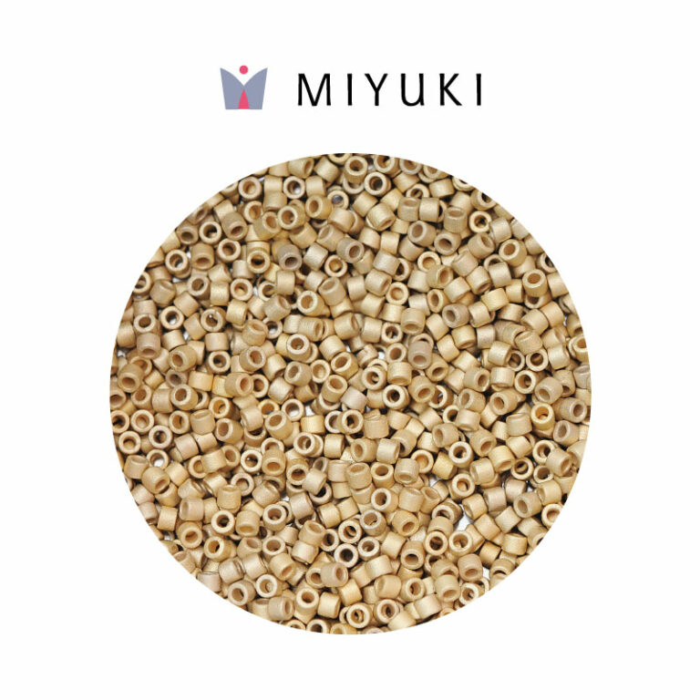 Miyuki Delica Matte Metal DK Yellow DB0334
