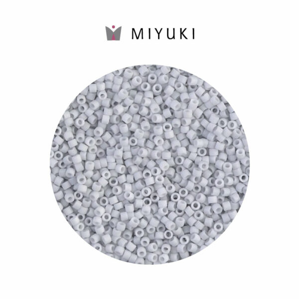 Miyuki Delica Opaco Mate Grey