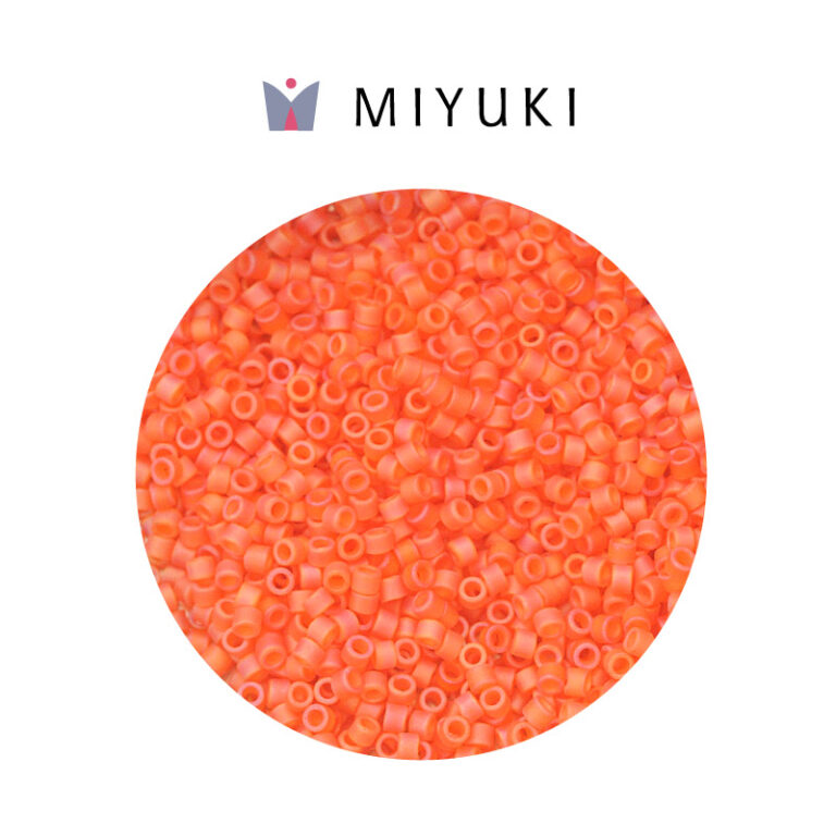 Miyuki Delica Transparente Mate Naranja Hyacinth DB0855