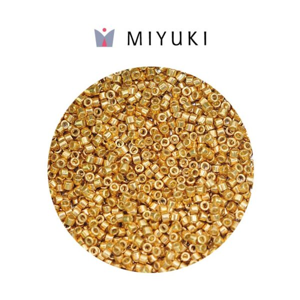 Miyuki Delica Dorado Galvanizado Duracoat