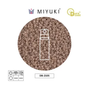 Miyuki Delica Opaco Beige Duracoat DB2105