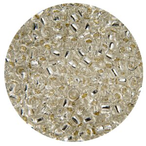 Mostacilla Japonesa Round  15/0 Brillant Crystal Pearl BBMJ15021
