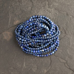 Piedra Natural Lapislazuly AAA Piedra Natural Redonda 4 mm