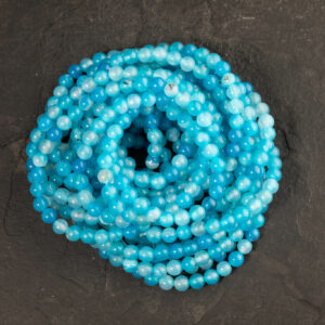 Piedra Natural Agata Azul Piedra Natural Redonda 6 mm