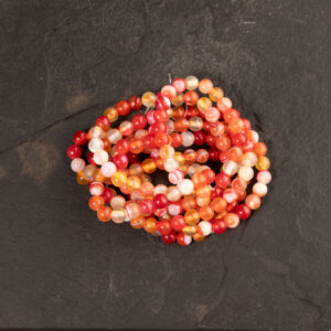 Piedra Natural Agata Naranja Piedra Natural Redonda 6 mm