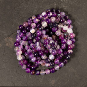 Piedra Natural Ágata Morada Piedra Natural Redonda 8 mm