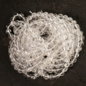 Piedra Natural Quartzo Cristal Piedra Natural Redonda 8 mm