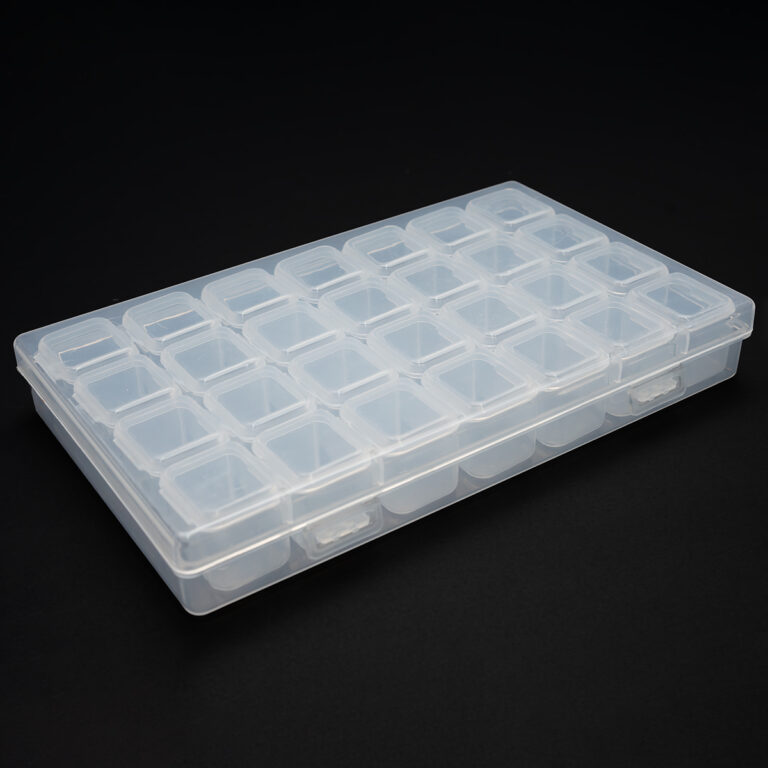 Caja Organizadora Tarritos Cuadrados *28 Trans