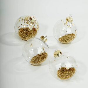 BOLA DECOR 4 PZ 100 MM DOR