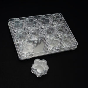 Caja Acrílica Transparente Estrella set x 12 CA-100/3CM