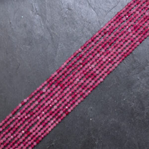 Piedra Natural Faceteada Agata Fucsia DA-439