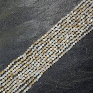 Piedra Natural Faceteada Nacar Beige DA-448