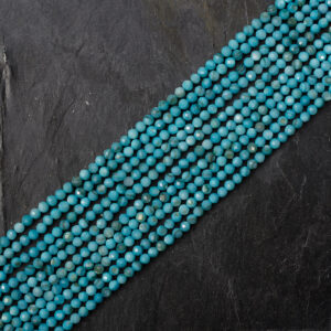 Piedra Natural Faceteada Quartzo Azul Turquesa DA-436