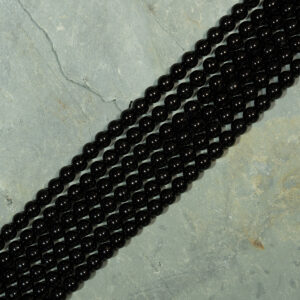 Piedra Natural Turmalina Negra Piedra Natural Redonda 6 mm