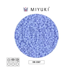 Miyuki Delica Opaco Mate Agate Azul DB1587
