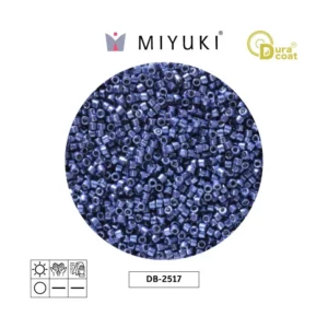 Miyuki Delica Azul Brillante Galvanizado DB2517