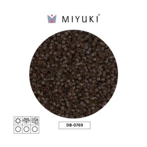 Miyuki Delica Mate Transparente Café DB0769