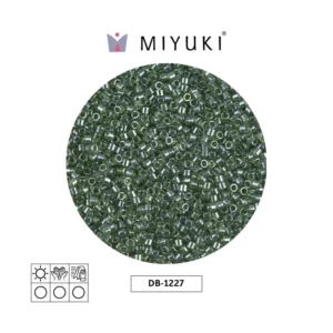 Miyuki Delica Transparente Verde Luster DB1227